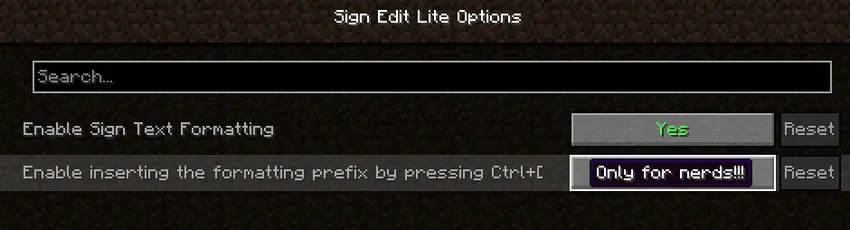 Sign Edit Lite — Minecraft mod, rasm 3