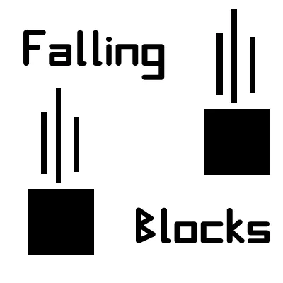 Falling Blocks Challenge — Minecraft mod, rasm 1