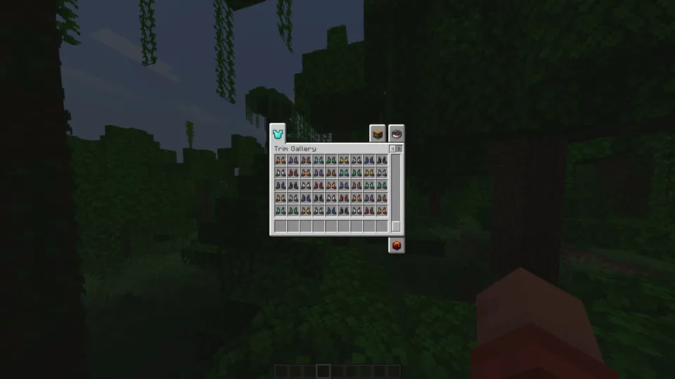 TrimGallery — Minecraft mod, rasm 2