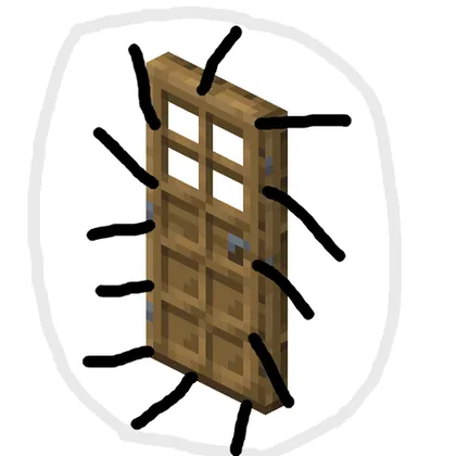 Door Knocker — Minecraft mod, rasm 1