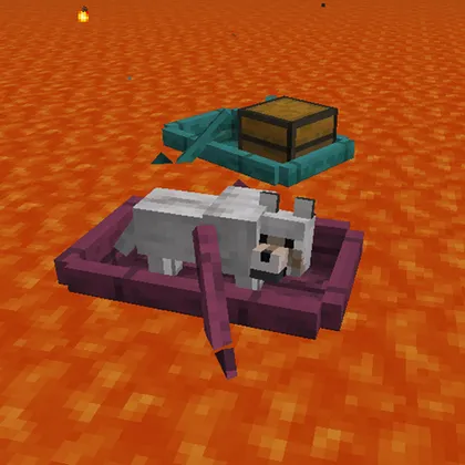 Fireproof Boats — Minecraft mod, rasm 1