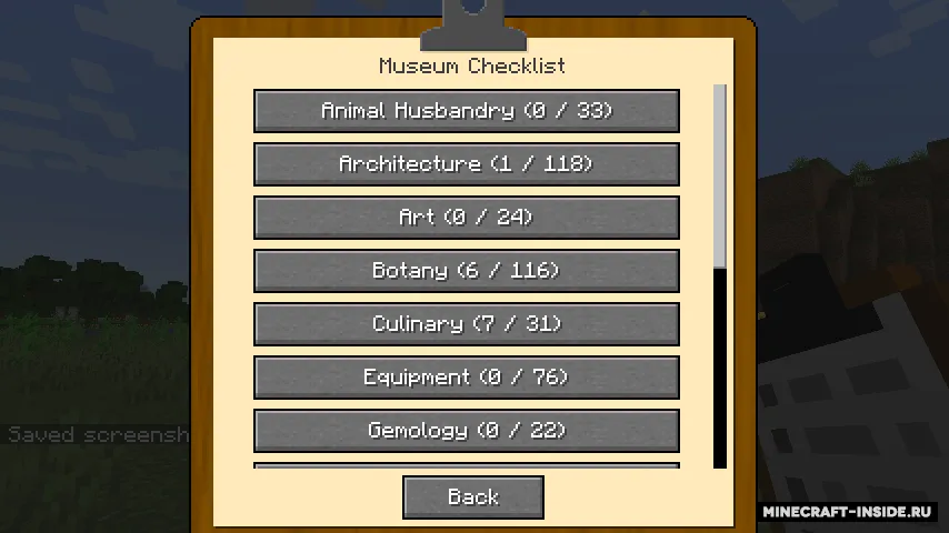 Museum Curator — Minecraft mod, rasm 3