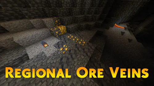 Regional Ore Veins — Minecraft mod, rasm 1