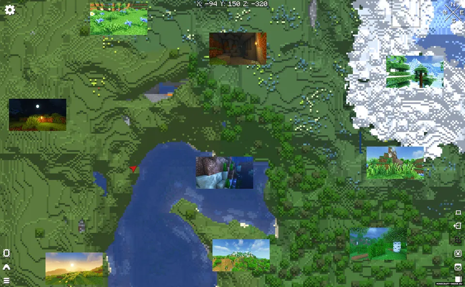 Geotagged Screenshots — Minecraft mod, rasm 2