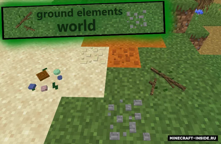 Ground elements world — Minecraft mod, rasm 3