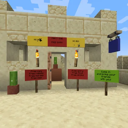 Iron Signs — Minecraft mod, rasm 1