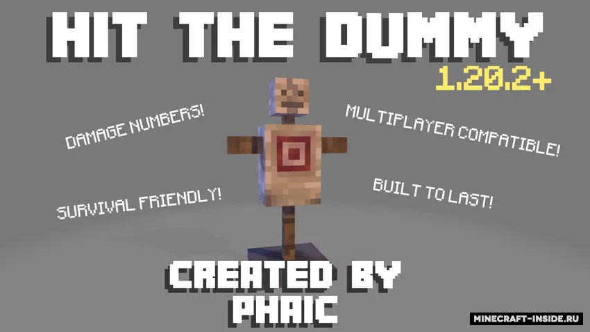 Hit The Dummy — Minecraft mod, rasm 2
