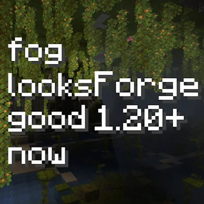 Fog Looks Modern Now — Minecraft mod, rasm 1