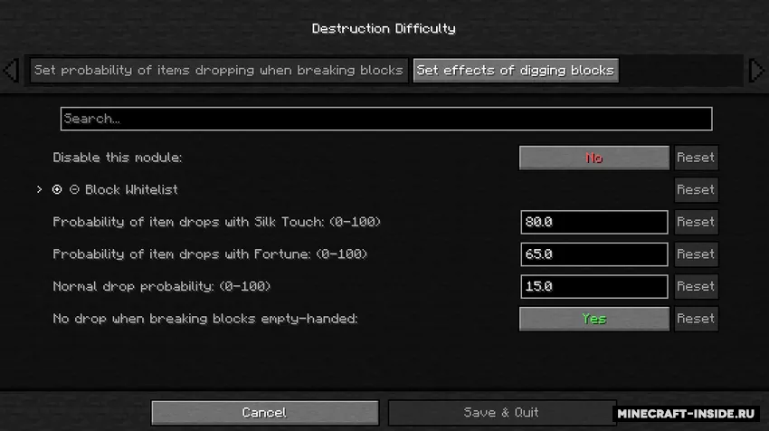 Destruction Difficulty — Minecraft mod, rasm 2