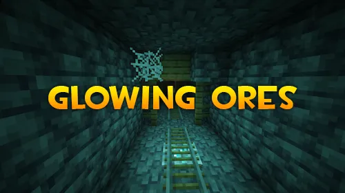 Glowing Ores (Glore) — Minecraft mod, rasm 1