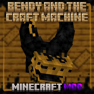 Bendy And The Craft Machine — Minecraft mod, rasm 1