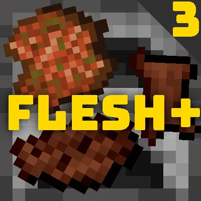 Flesh+ — Minecraft mod, rasm 1