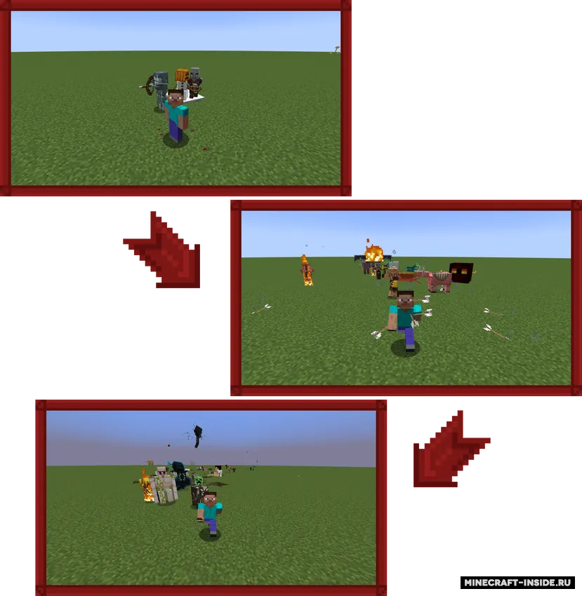 Damage Spawns Mobs — Minecraft mod, rasm 2
