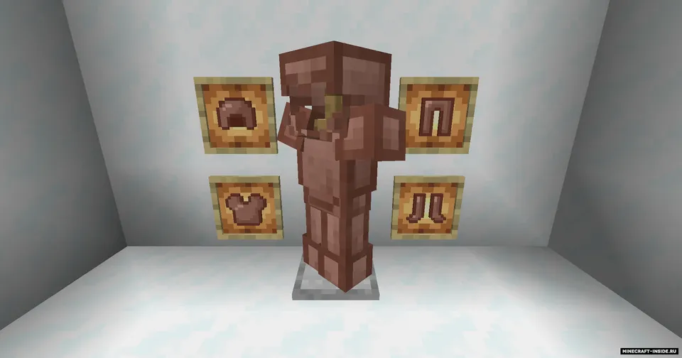 Misdan yasalgan buyumlar — Minecraft mod, rasm 3