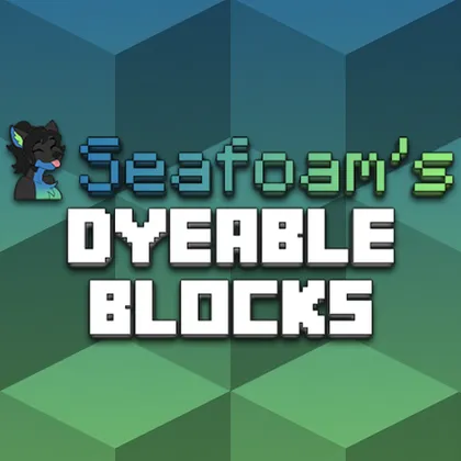 Seafoam's Dyeable Blocks — Minecraft mod, rasm 1