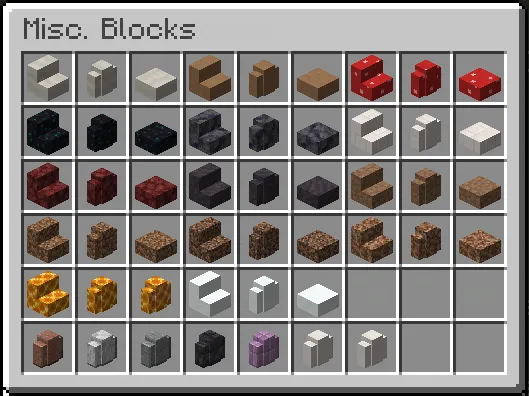 More Slabs Stairs & Walls — Minecraft mod, rasm 4