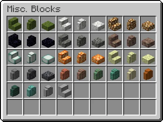 More Slabs Stairs & Walls — Minecraft mod, rasm 6