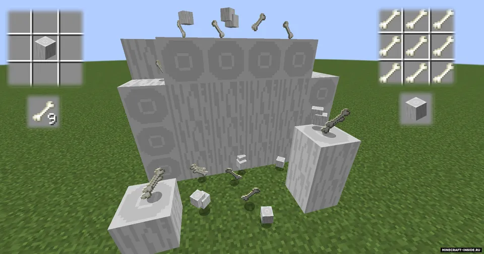 Block of Bones — Minecraft mod, rasm 2