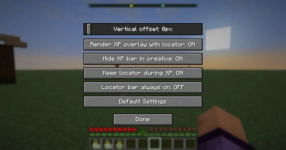 RPG Locator Bar — Minecraft mod, rasm 3