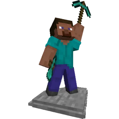 Statues of Players Strength — Minecraft mod, rasm 1