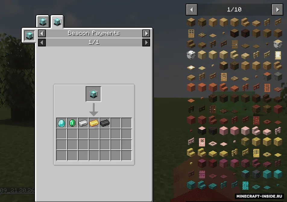 Just Enough Beacons Reforged — Minecraft mod, rasm 2