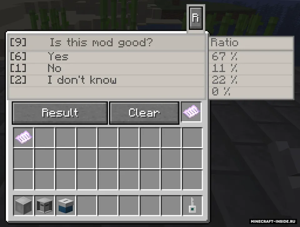 Election votes — Minecraft mod, rasm 4