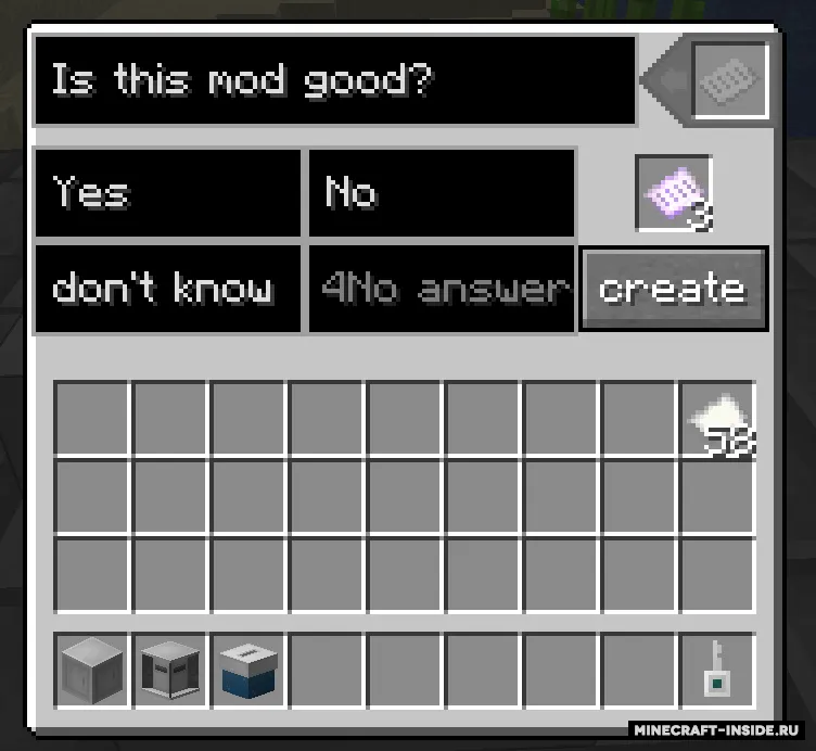 Election votes — Minecraft mod, rasm 5