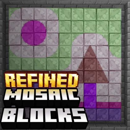 Refined Mosaic Blocks — Minecraft mod, rasm 1