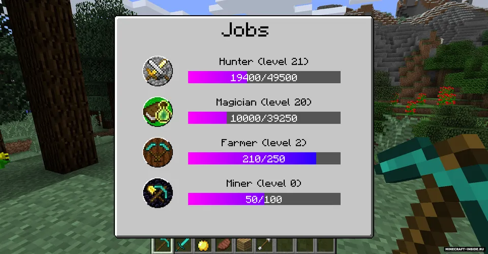 Jobs — Minecraft mod, rasm 2
