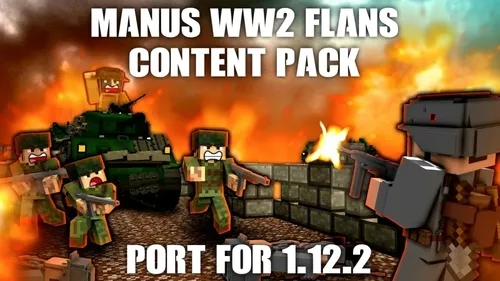 Manus WW2 Content Pack port — Minecraft mod, rasm 1