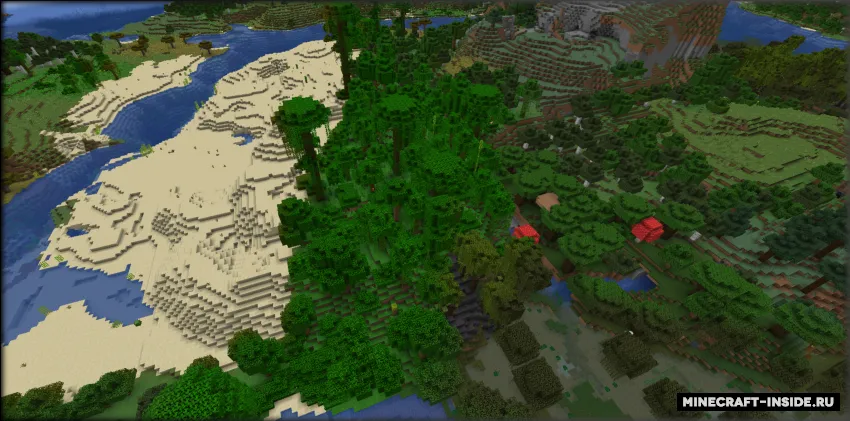 Biome Sizes (Smallbiomes) — Minecraft mod, rasm 2