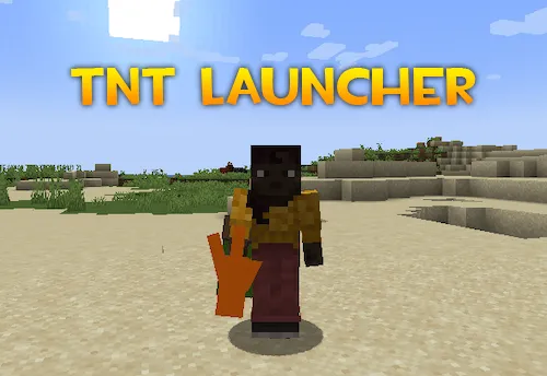 TNT launcher — Minecraft mod, rasm 1