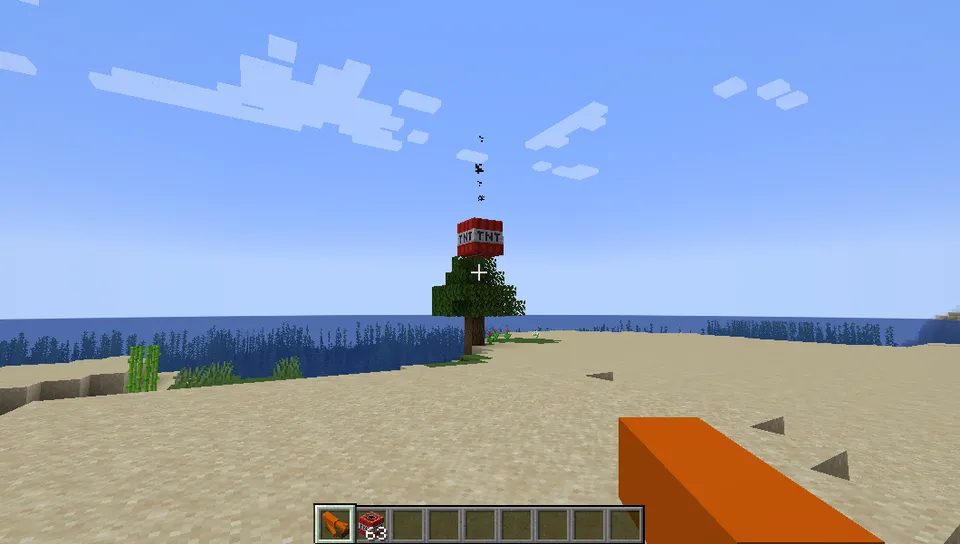 TNT launcher — Minecraft mod, rasm 4
