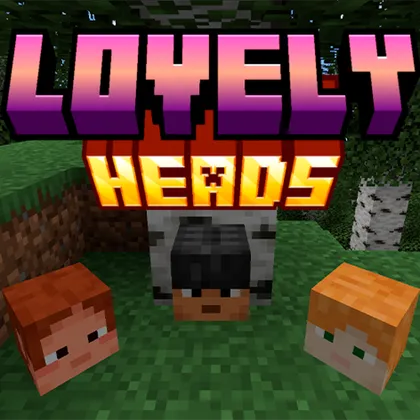 LovelyHeads — Minecraft mod, rasm 1