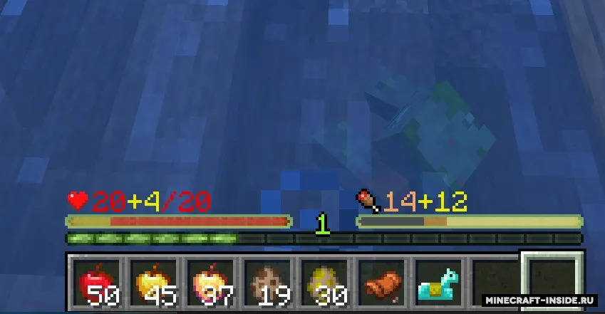 Classic and simple status bars — Minecraft mod, rasm 3