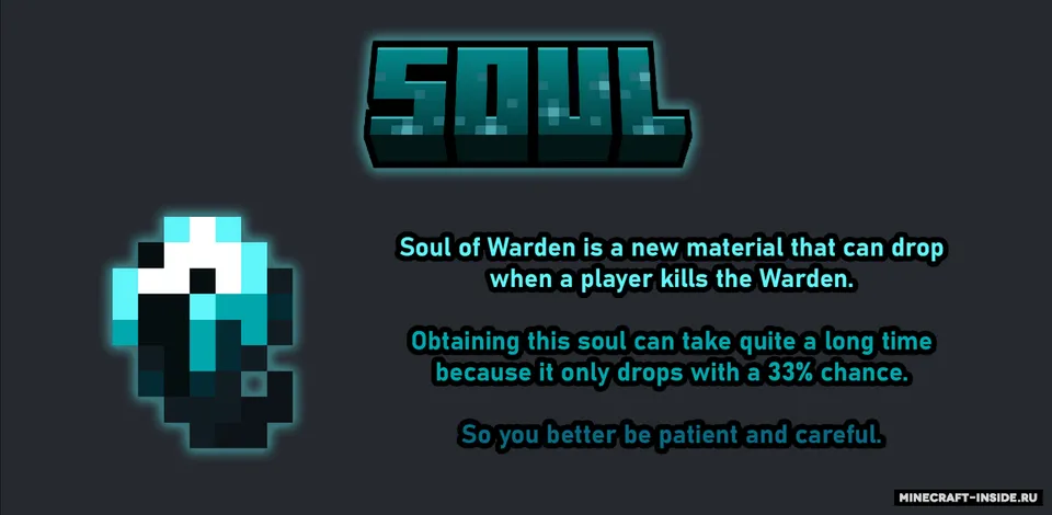 Warden Tools — Minecraft mod, rasm 2