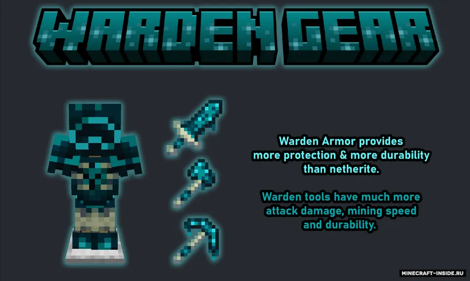Warden Tools — Minecraft mod, rasm 4