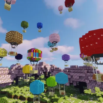 XBB's hot air balloon fantasy — Minecraft mod, rasm 1