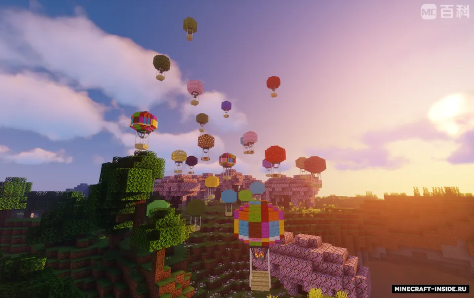 XBB's hot air balloon fantasy — Minecraft mod, rasm 2