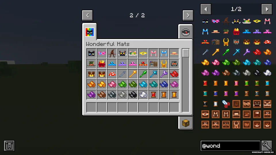 Wonderful Hats — Minecraft mod, rasm 2