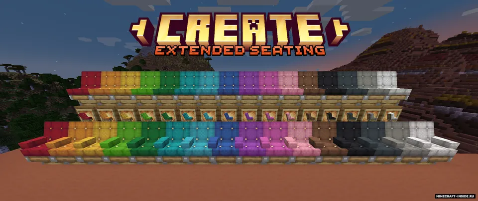 Create: Extended Seating — Minecraft mod, rasm 2
