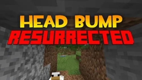 Head Bump Resurrected — Minecraft mod, rasm 1