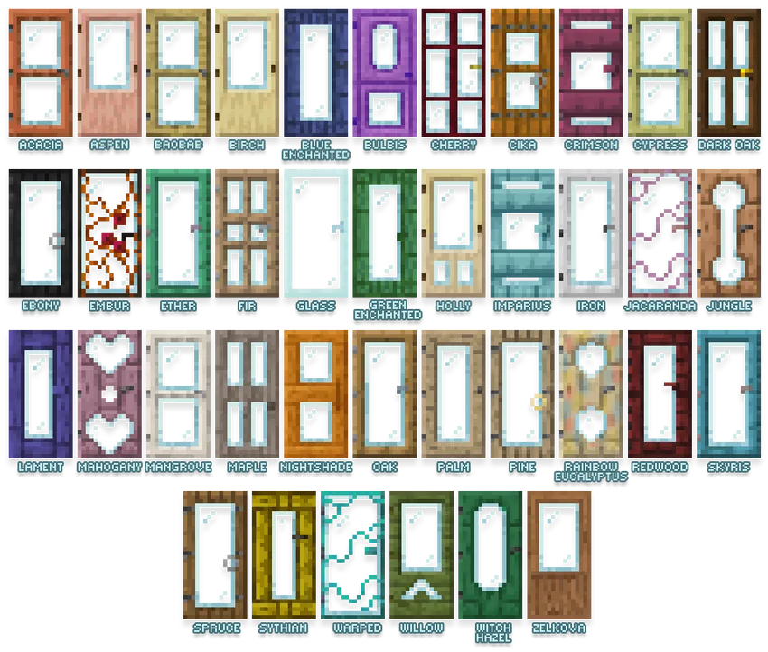 PLVSTC's Glass Doors — Minecraft mod, rasm 2