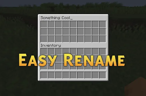 Easy Rename — Minecraft mod, rasm 1