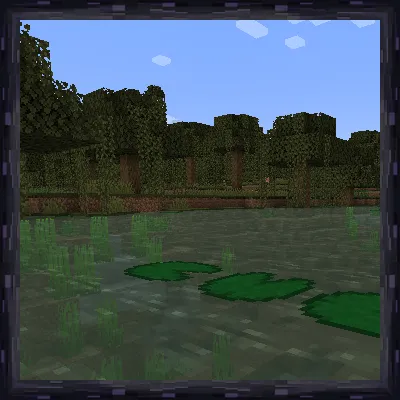 Through the lily pads, gently — Minecraft mod, rasm 1