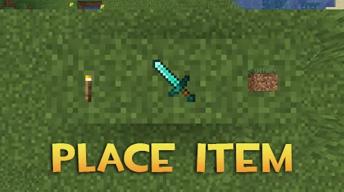 Place Item — Minecraft mod, rasm 1