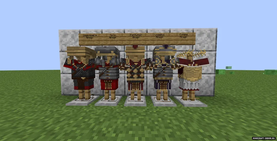 Roman Armor — Minecraft mod, rasm 2
