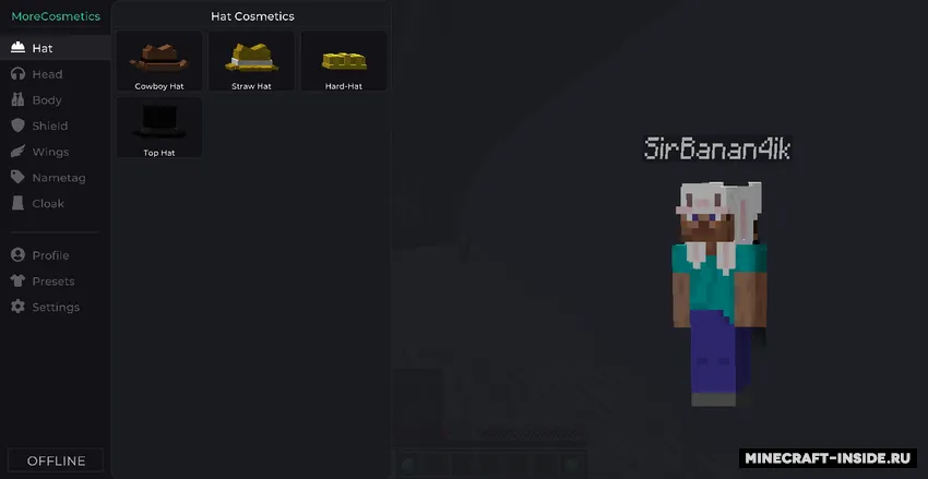 MoreCosmetics — Minecraft mod, rasm 2