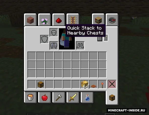 Quickstack — Minecraft mod, rasm 2