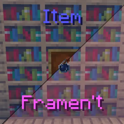 Item Framen't — Minecraft mod, rasm 1